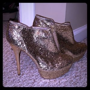 Gold Booties